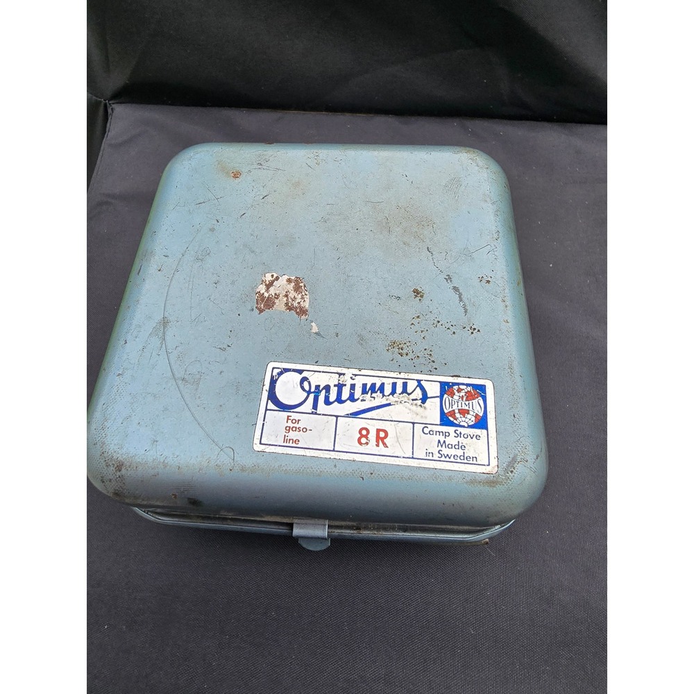Vintage Optimus 8R Hunter Camp Stove Made in Sweden Portable Gasoline Stove